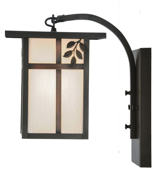 9" Wide Hyde Park Sprig Wall Sconce