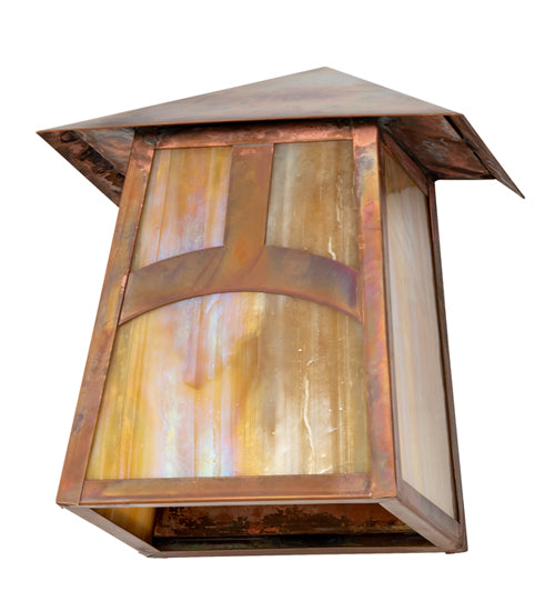 8" Wide Fulton Dragonfly Solid Mount Wall Sconce