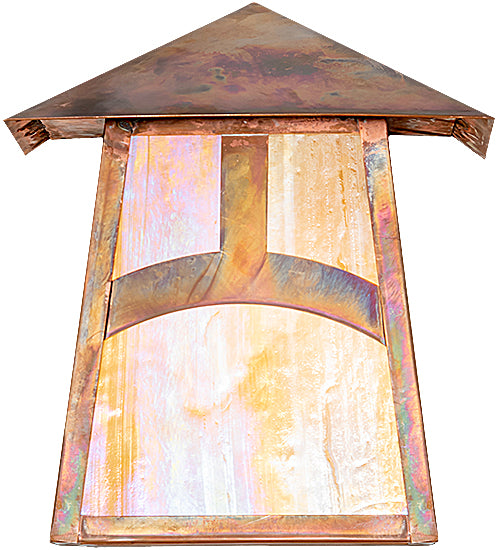 8" Wide Fulton Dragonfly Solid Mount Wall Sconce