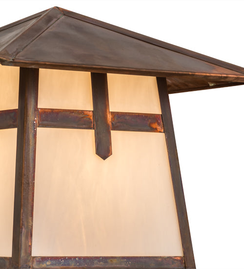12"W Stillwater Mountain View Hanging Wall Sconce