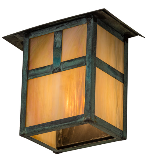 9" Square Seneca Fly Fisherman Wall Sconce