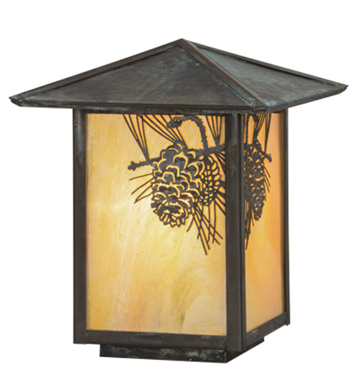 22" High Seneca Winter Pine Landscape Fixture