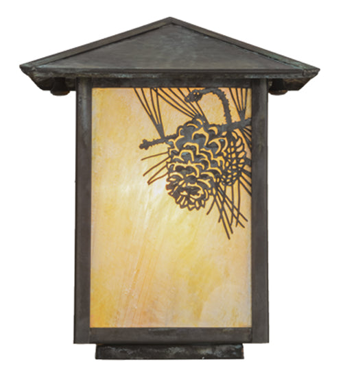 22" High Seneca Winter Pine Landscape Fixture