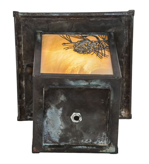 22" High Seneca Winter Pine Landscape Fixture