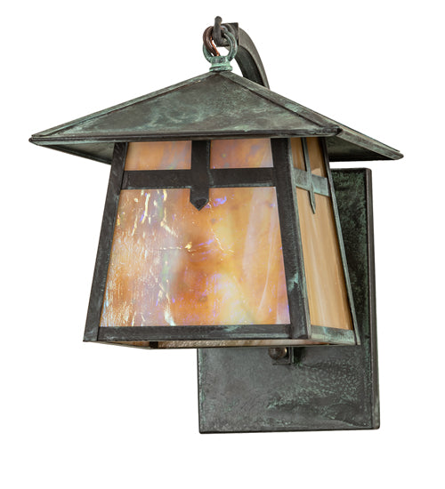 6.5" Wide Seneca Winter Pine Wall Sconce