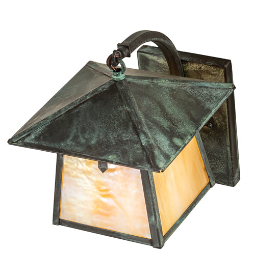 6.5" Wide Seneca Winter Pine Wall Sconce