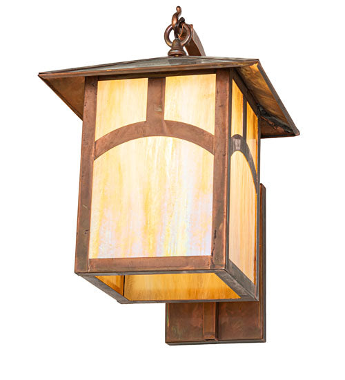 9.5"W Bowler Outdoor Wall Sconce