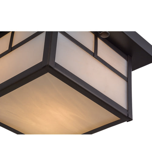 7"W Seneca "T" Mission Curved Arm Wall Sconce