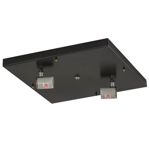 8"Sq Hyde Park "T" Mission Flushmount