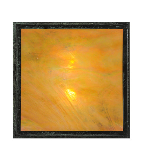 8"Sq Hyde Park Double Bar Mission Flushmount