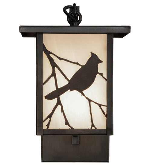 14"Sq Hyde Park Mountain View Flushmount