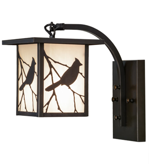 14"Sq Hyde Park Mountain View Flushmount