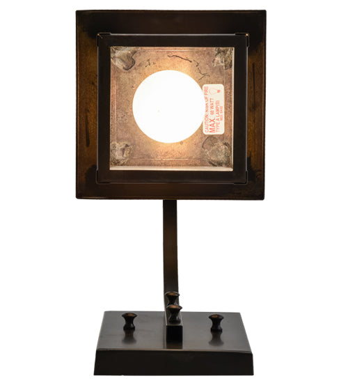 14"Sq Hyde Park Mountain View Flushmount