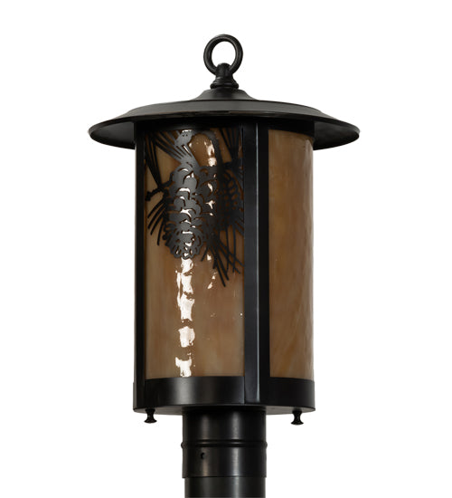 12" Wide Fulton Winter Pine Pendant