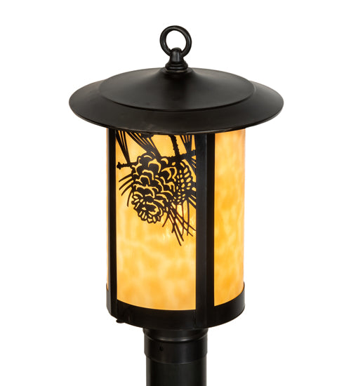 12" Wide Fulton Winter Pine Pendant