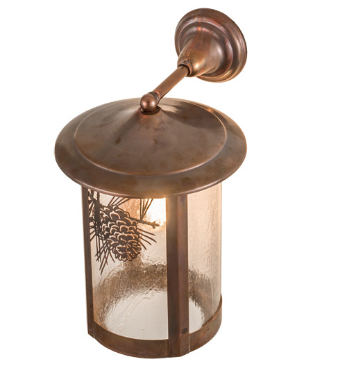 10"W Fulton Winter Pine Wall Sconce