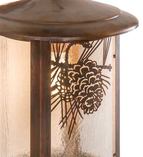 10"W Fulton Winter Pine Wall Sconce