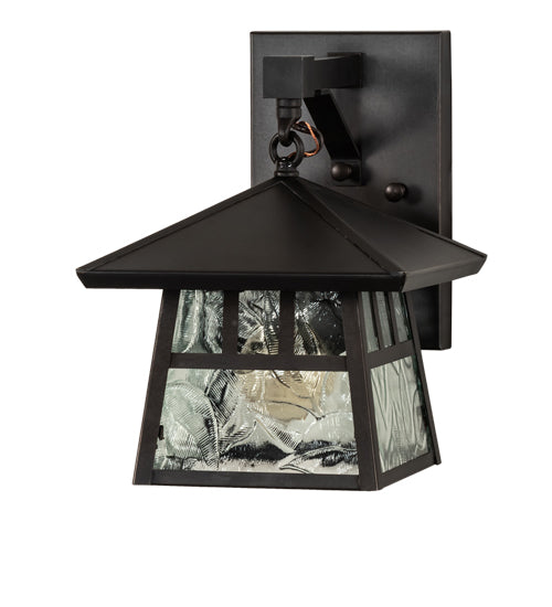 8" Square Stillwater Double Bar Mission Wall Sconce