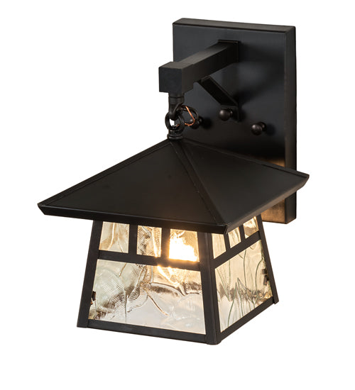 8" Square Stillwater Double Bar Mission Wall Sconce