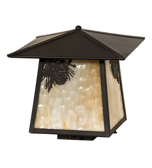 8" Wide Stillwater Double Bar Mission Straight Arm Wall Sconce