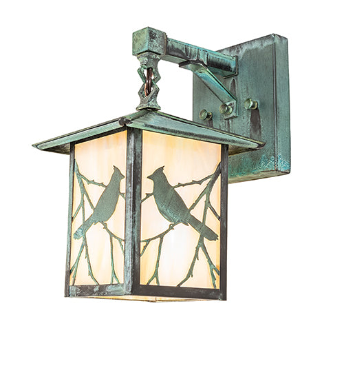 12" Square Stillwater Winter Pine Deck Light
