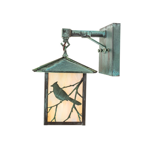 12" Square Stillwater Winter Pine Deck Light