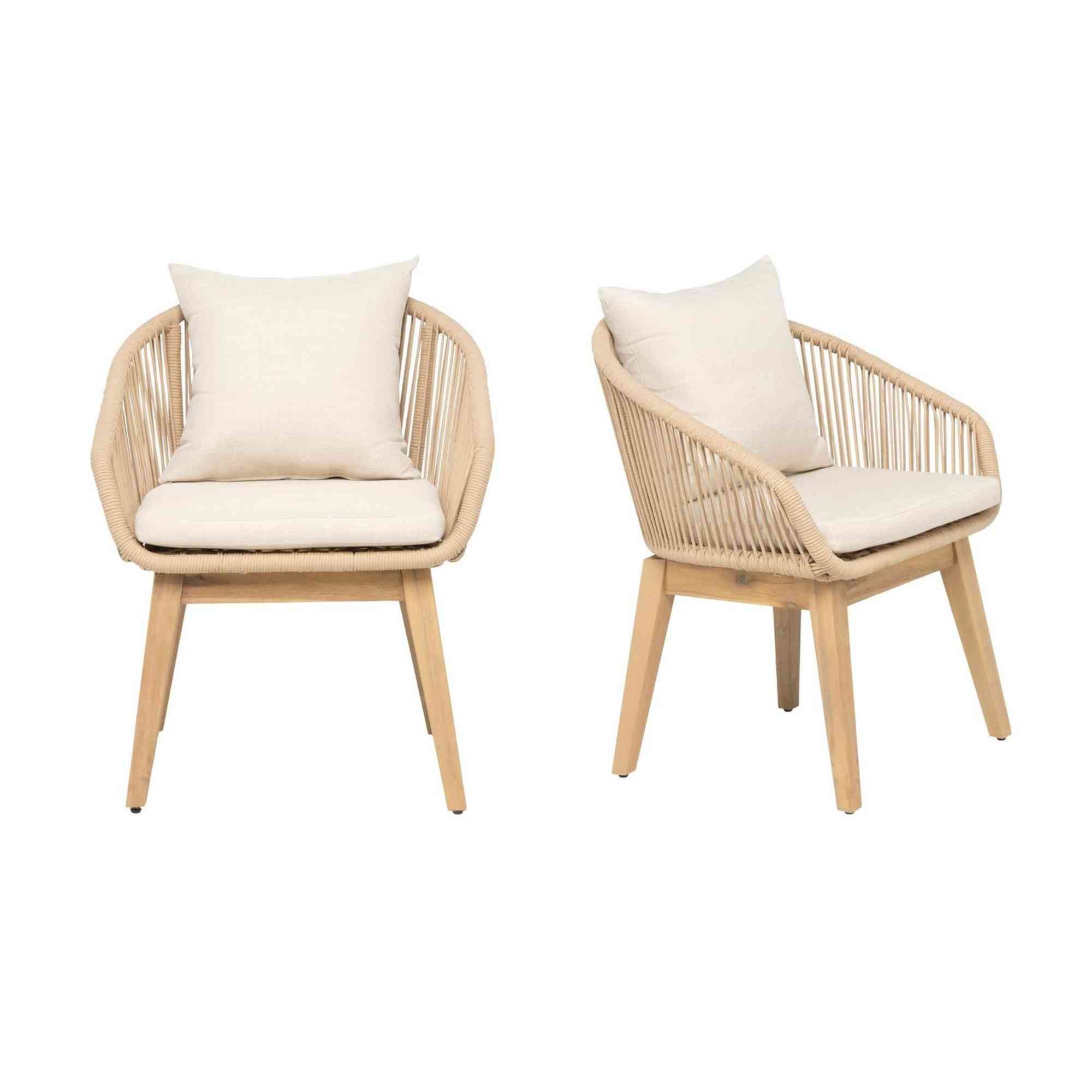 Panama Jack Set of 2 Cabo Dining Armchairs