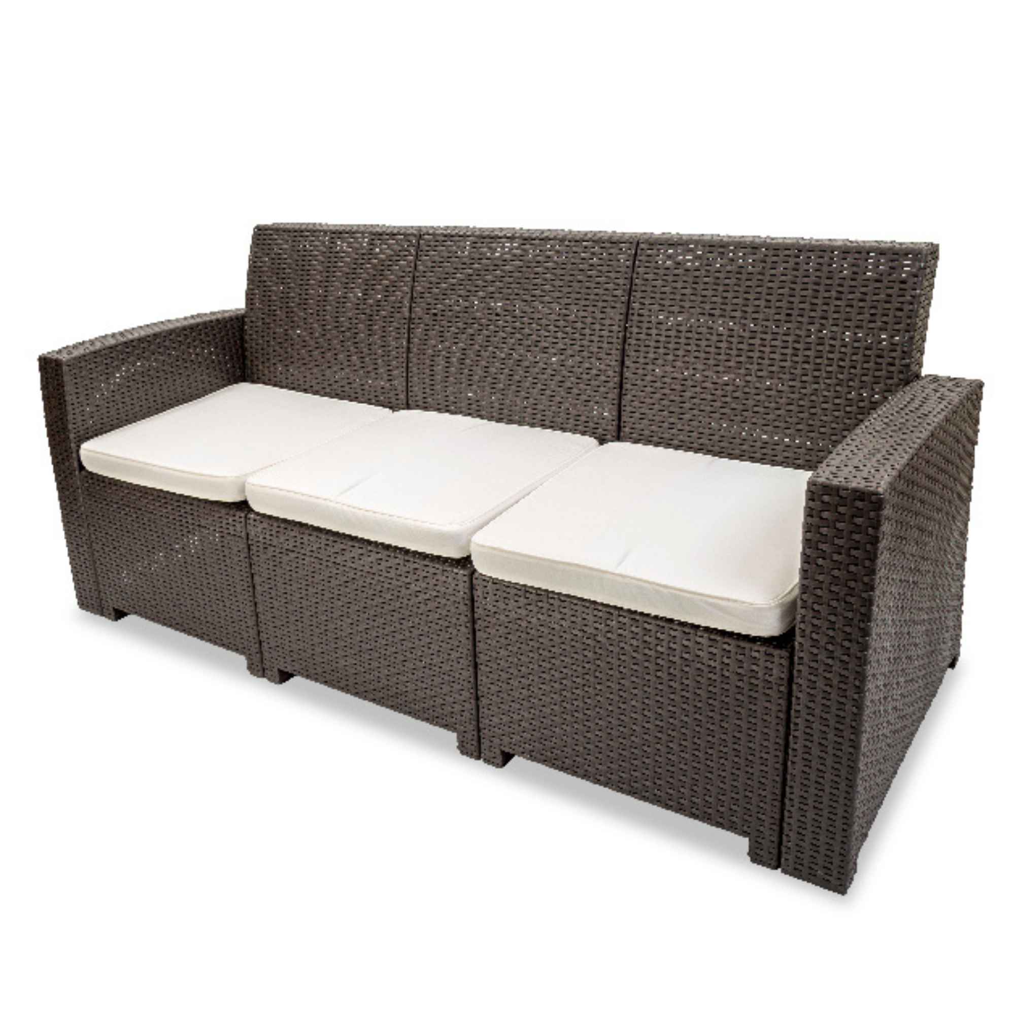 Plastique Sofa w/cushions