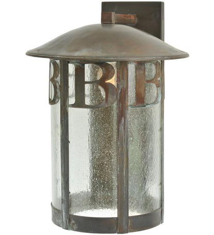 15" Wide Personalized RC/EC Solid Mount Wall Sconce
