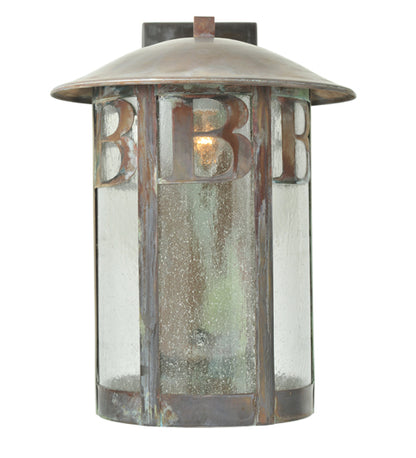 15" Wide Personalized RC/EC Solid Mount Wall Sconce