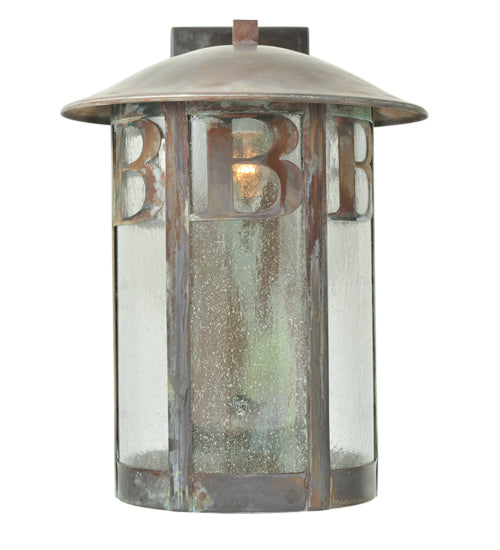 15" Wide Personalized RC/EC Solid Mount Wall Sconce