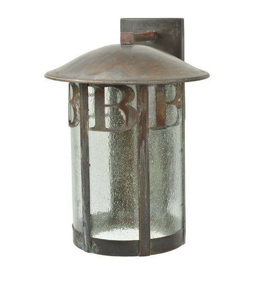15" Wide Personalized RC/EC Solid Mount Wall Sconce
