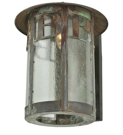 15" Wide Personalized RC/EC Solid Mount Wall Sconce
