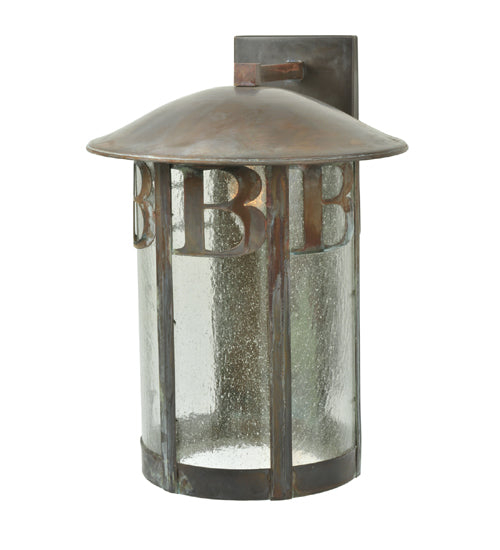 15" Wide Personalized RC/EC Solid Mount Wall Sconce
