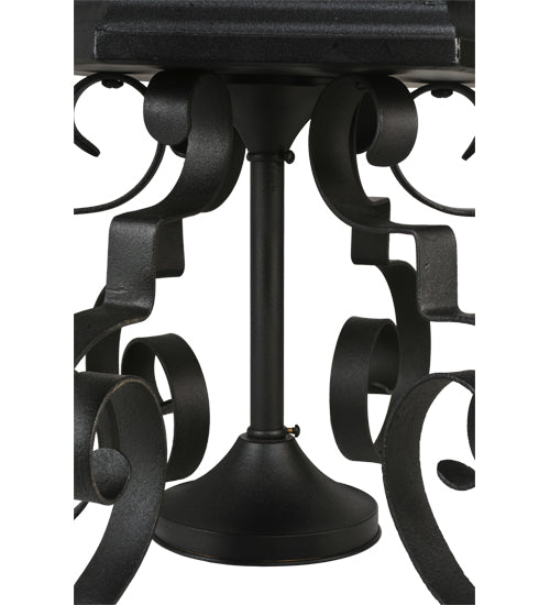 16"W Restored Taft 1 LT Lantern Post Mount