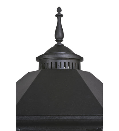 16"W Restored Taft 1 LT Lantern Post Mount