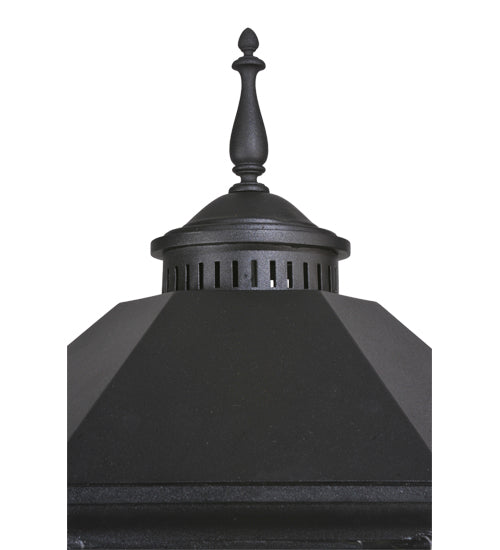 16"W Restored Taft 1 LT Lantern Post Mount