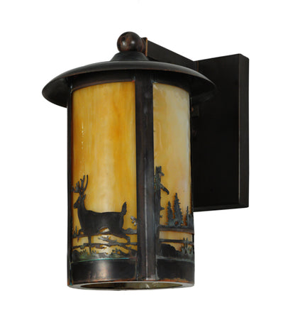 8" Wide Fulton Deer Creek 1 Light Wall Sconce