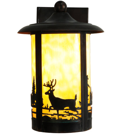 8" Wide Fulton Deer Creek 1 Light Wall Sconce