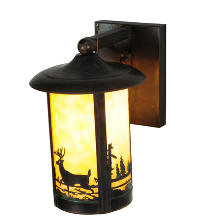 8" Wide Fulton Deer Creek 1 Light Wall Sconce