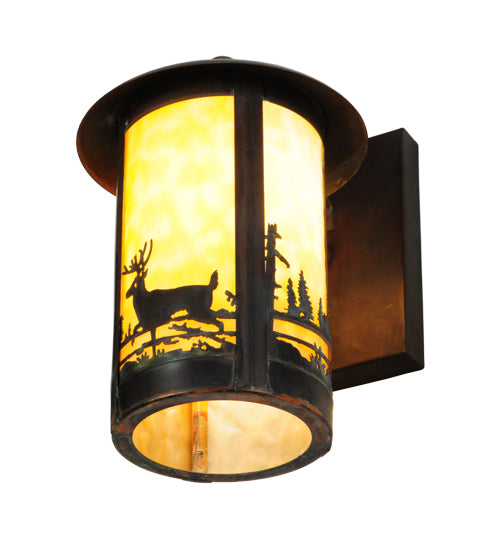 8" Wide Fulton Deer Creek 1 Light Wall Sconce