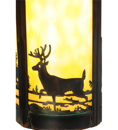 8" Wide Fulton Deer Creek 1 Light Wall Sconce