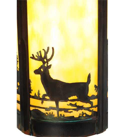 8" Wide Fulton Deer Creek 1 Light Wall Sconce