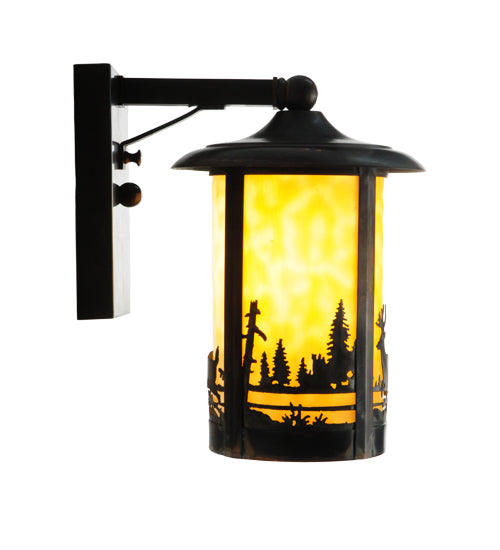 8" Wide Fulton Deer Creek 1 Light Wall Sconce