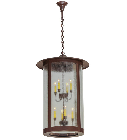24" Wide Fulton Hanging Lantern Pendant