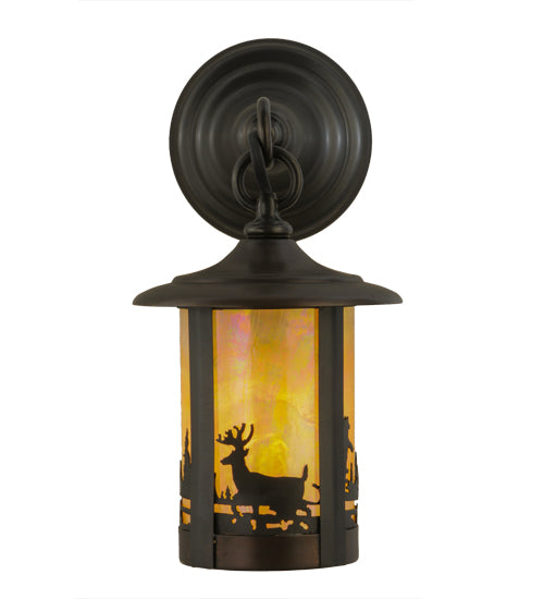 6" Wide Fulton Deer Creek Hanging Wall Sconce