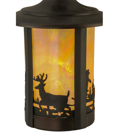 6" Wide Fulton Deer Creek Hanging Wall Sconce