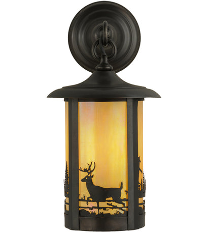 7.5" Wide Fulton Deer Creek Hanging Wall Sconce
