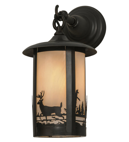 7" Wide Fulton Deer Creek Hanging Wall Sconce
