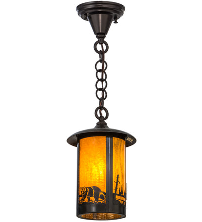 8" Wide Fulton Bear Creek Mini Pendant